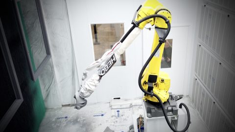 Spuitrobot operator